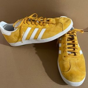 Men's Adidas Gazelle Yellow Sneakers sz 11.5